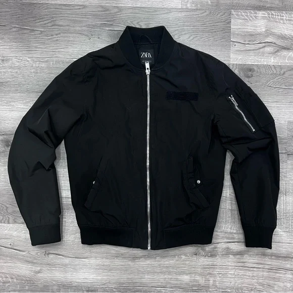 Zara Jackets Coats Zara Bomber Lightweight Jacket Poshmark